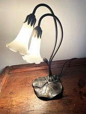 Jugendstil Tischlampe Glas