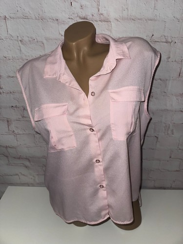 Chiffonbluse ärmellos mit - h&m,