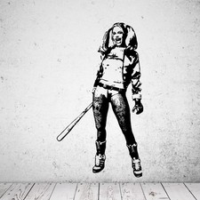Wandtattoo DC Comic Harley Quinn 2 - Aufkleber für die Wand
