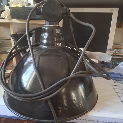 Emaille lampe antik - d, 40