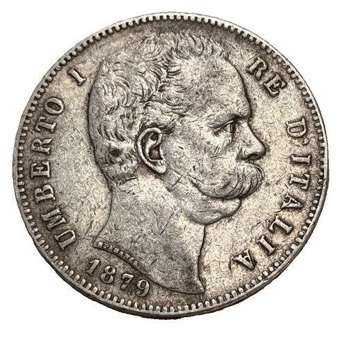 Italien lire 1879 umberto - 1879,
