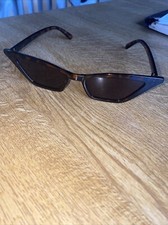 Katzenaugensonnenbrille Leomuster Damen Braun