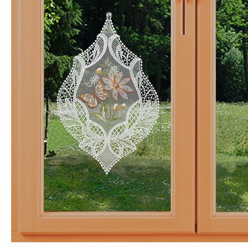 Fensterbild blütenmotiv und - blütenmotiv,
