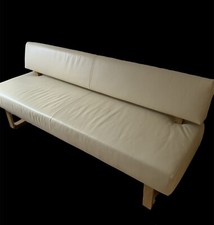 Polsterbank Echtleder Gelato verstellbare Lehne wenig benutzt