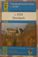 Topographische Karte -- Stockach -- 1 : 50000 -- Landkarte