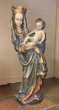 Madonna mit Kind aus Holz -