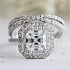 2,67 kt Asscher Moissanit