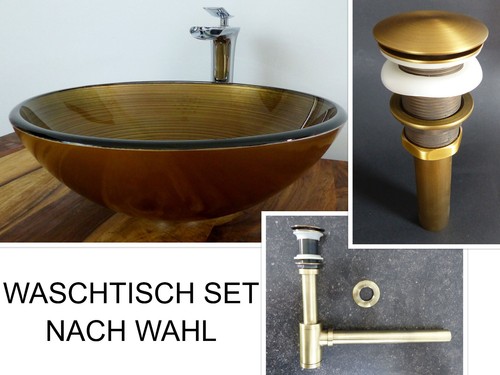 Aufsatz glas waschbecken - glas,