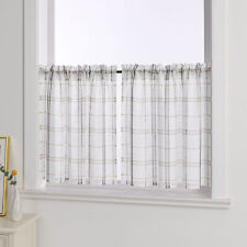 2er Scheibengardinen Landhausstil Bistrogardine Küche Kurzstores Vorhang Modern