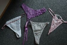 H & M & LASCANA Damen String 4 Stück Gr. S & M verschiedener Farben Neu