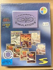 Simulations Lucas Arts PC Spiele Flug Simulationen auf CD in OVP Top Zustand 