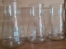 Laborbedarf Erlenmeyerkolben  200 ml gebördelt weite Öffnung