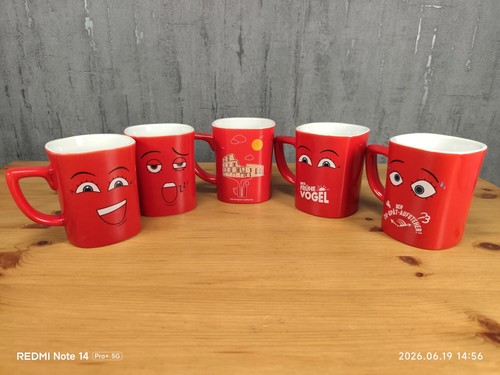Nescafé tassen rot - 5,