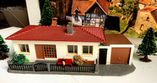 FALLER/KIBRI HO  "Bugalow mit Garage- schönes Ensamble- Fertigmodelle-