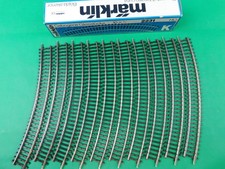 B22 Märklin H0 2231 K-Gleis 10er Set gebogen r424,6mm Vollprofil OVP TOP