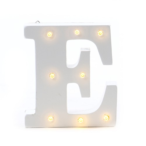 Led buchstabe mit - buchstabe, "e"