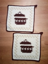 Topflappen Kochtopf, Töpfe, 100 % Baumwolle, deko