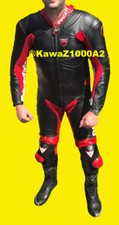 Ducati CORSE Safety Pro Dainese Lederkombi Einteiler schwarz/rot Größe52 GB/US42