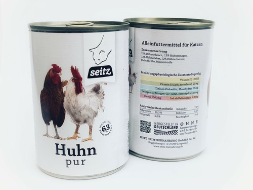 Huhn pur 400g - ,, katzenfutter
