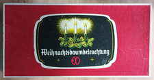 2/2 - SEHR ALTE DDR-WEIHNACHTSBAUMBELEUCHTUNG IN DER DDR-ZWISCHENWÄHRUNG MDN