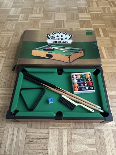 Mini billardtisch mit - mit, zubehör