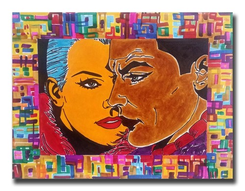 Black white pop - black,