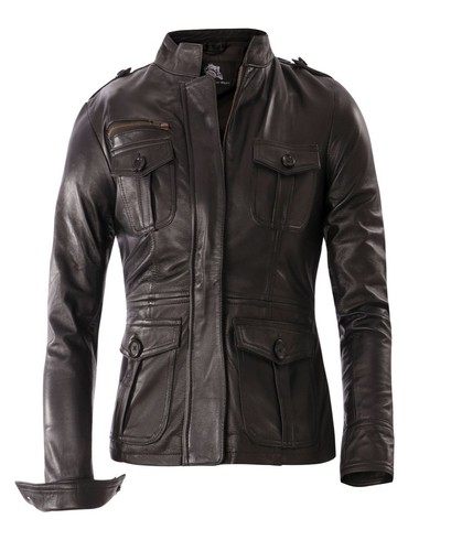 Damen lederjacke leder jacke - damen,