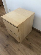 IKEA Malm Nachttisch, Kommode Beistelltisch mit 2 Schubladen Birke