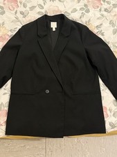 H&M Blazer Gr.L Schwarz Jacke