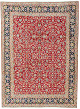 Perserteppich Kerman-rot- 416 x 306 cm Orientteppich Top Zustand