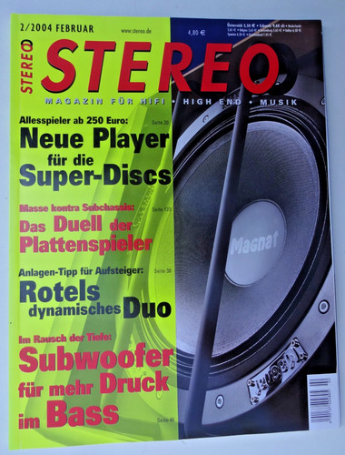 Stereo quad esl 57 rotel - stereo, 2/04,quad