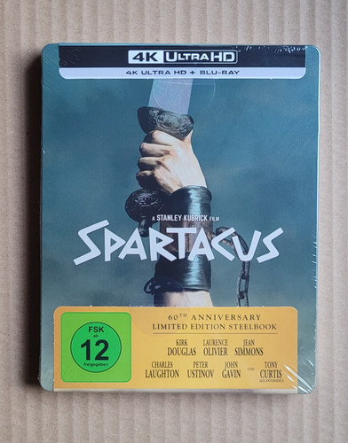 Spartacus steelbook uhd - spartacus,