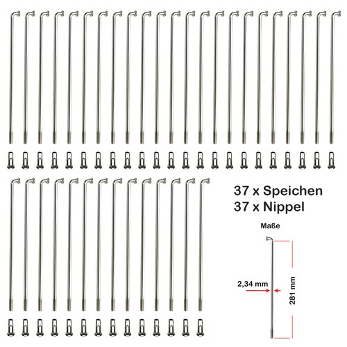 Stück speichen 281mm - stück,