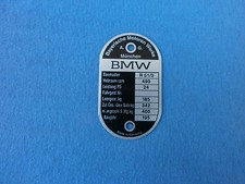 BMW Typenschild R51/2
