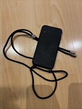 Silikonhülle mit Band für iPhone X