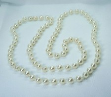  Perlenkette Modeschmuck endlos 90cm