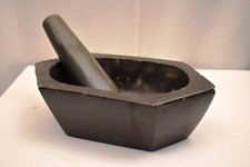 Antik Schwarz Mortal Stößel