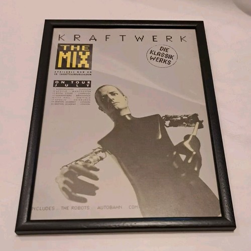 Kraftwerk the mix album framed - album,