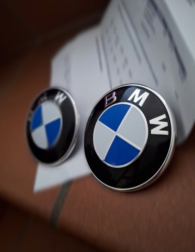 Bmw emblem original 82mm - emblem,