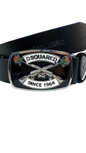 Dsquared2 ledergürtel schwarz - ledergürtel,