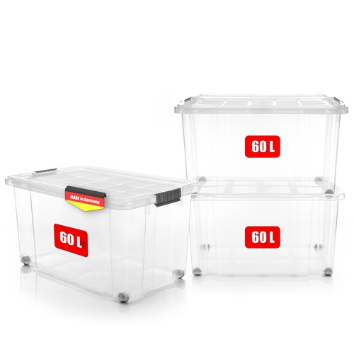 Aufbewahrungsbox mit - 3x, 60