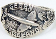MK-art Militaria RIng, Pilotenring "Gegen Engelland"