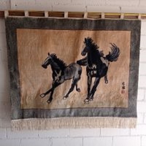 Wandteppich galoppierende - wandteppich,