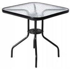 Gartentisch Glas Alu Aluminium