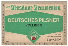 Neu  DDR Bier Etikett