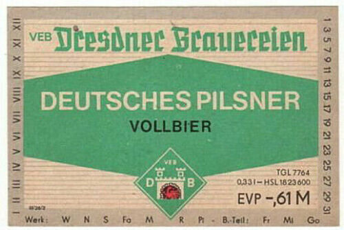 Neu ddr bier etikett - neu,
