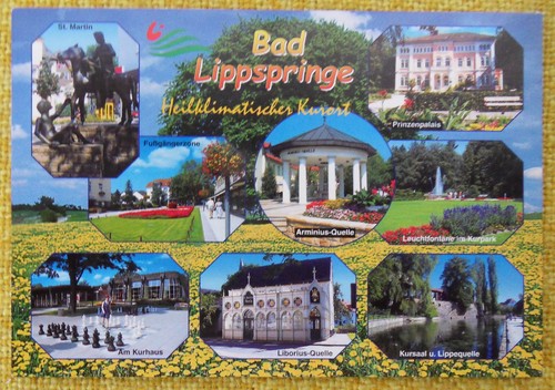 Ansichtskarte bad lippspringe - bad,