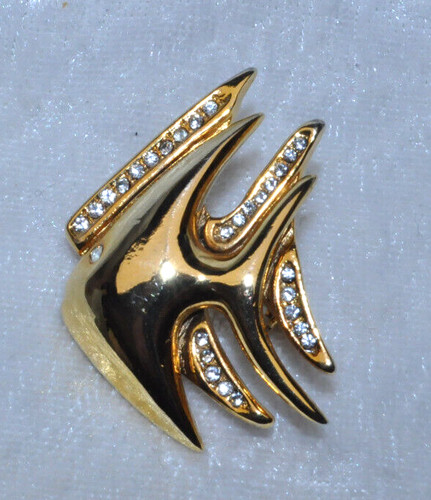 Brosche modeschmuck fisch - brosche,
