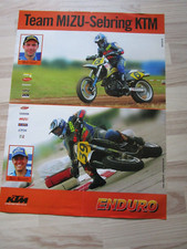 Team MIZU Sebring KTM Motorradposter 54 cm x 41 cm