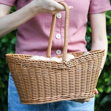 Pflanztopf Picknickkorb Tragegriff Behälter Ostern Süßigkeitenkorb Handarbeit